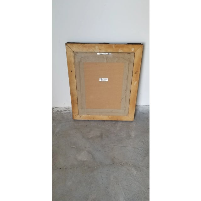 1990's Muir Figurative Abstract Watercolor Painting For Sale - Image 11 of 12