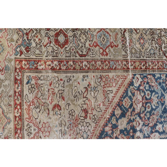 Antique Malayer Gallery Rug With Sub-Geometric Design 6'5 X 13'7 For Sale - Image 4 of 14
