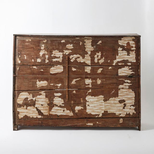 Antique French Walnut Cabinet, 19th Century For Sale - Image 10 of 11