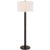 Modern Thomas O'Brien by Visual Comfort Signature Longacre Floor Lamp in Bronze with Linen Shade For Sale - Image 3 of 3