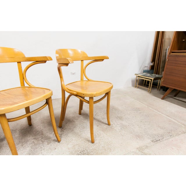 Vintage Bistro Armchairs, 1960s, Set of 4 For Sale - Image 14 of 18
