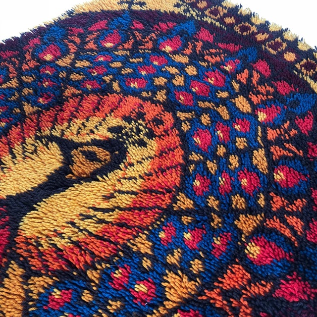 High Pile Rya Rug by Ege Rya for Taepper Deluxe, Denmark, 1970s For Sale - Image 14 of 18