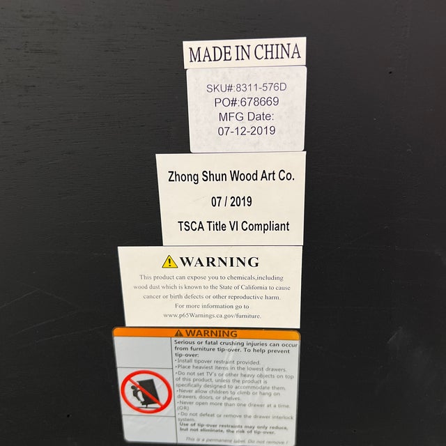 Horchow Zhong Shun Wood Art Co. Mirrored Sideboard Chairish