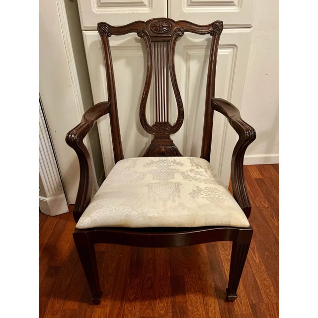Chairs Hinkle Harris Hepplewhite Lyre Back Chippendale Arm Chairs. Model number 118a with a number 29 finish, impressive...