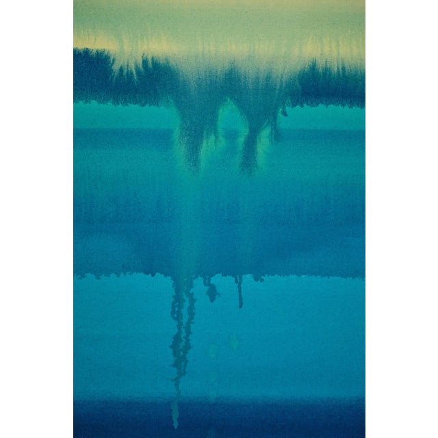 Abstract "Lemon Spring" Large Abstract Acrylic Painting by Simon Findlay For Sale - Image 3 of 12