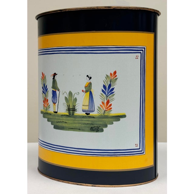 English Vintage Lady Clare English Waste Bin For Sale - Image 3 of 8