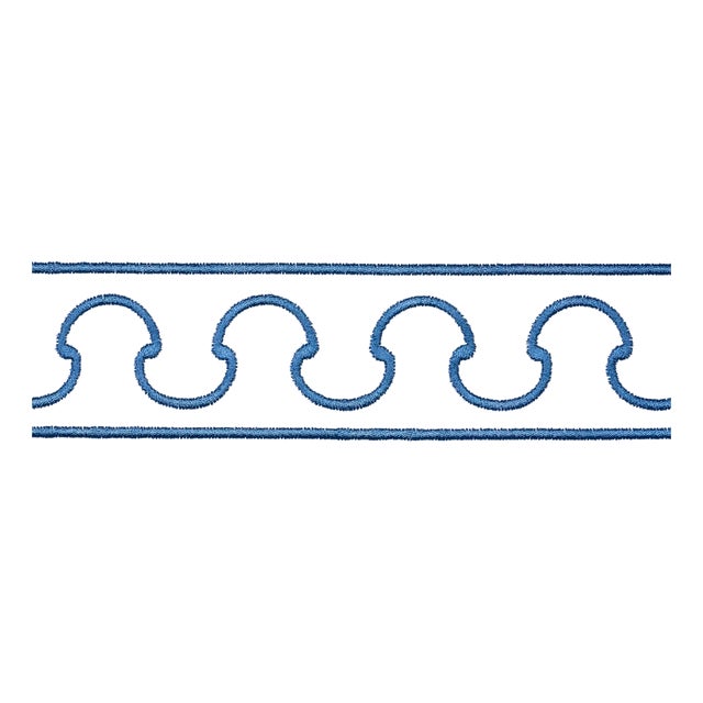 SAMPLE - Schumacher X Paloma Contreras Grenelle Trim In Marine For Sale