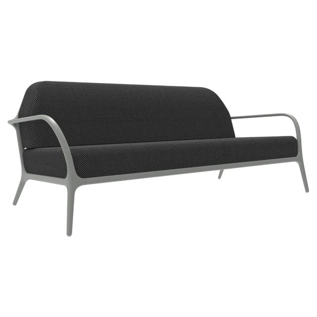 Xaloc Silver Sofa by Mowee For Sale