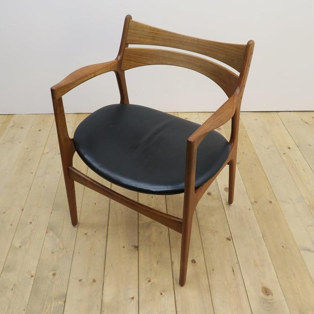 Teak Chair by Erik Buch for Christiansen Møbelfabrik, Denmark, 1960 For Sale - Image 4 of 11