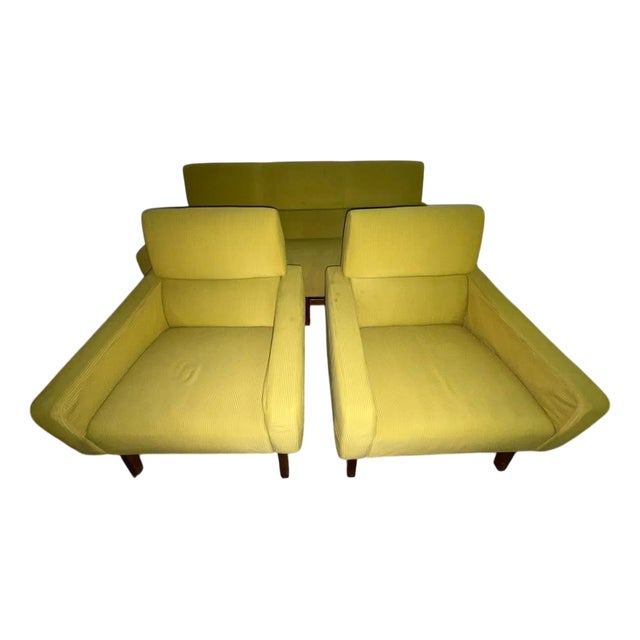 Sofa and Lounge Chairs, 1960, Set of 3 For Sale