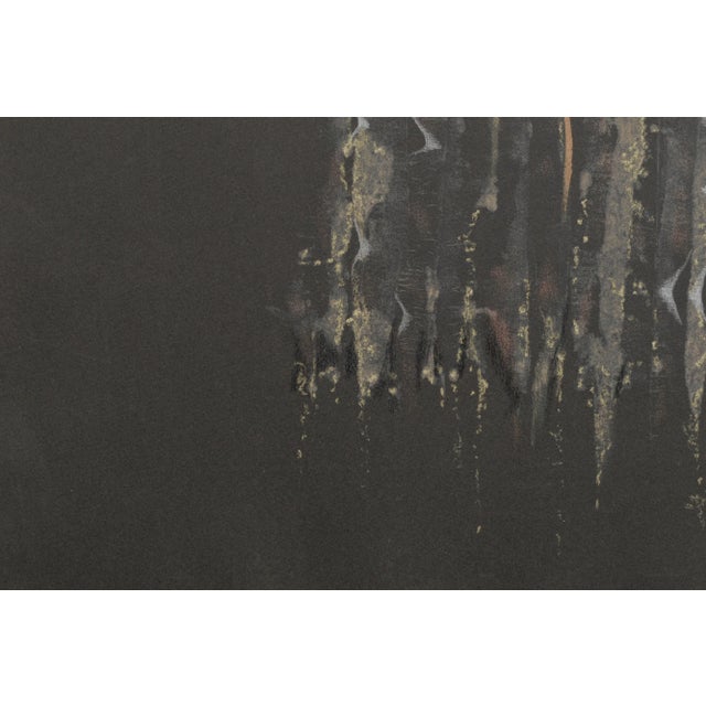 1980s "White and Gold Lace Kimono" Hand Augmented Collotype by Patricia A. Pearce For Sale In Monterey, CA - Image 6 of 7