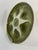 Mid 20th Century French Orchies Olive Green Majolica Oyster Plate For Sale - Image 11 of 13