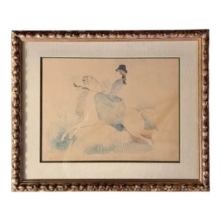 Marie Laurencin Christine Ou l'Amazone Lithograph Signed Numbered in Pencil For Sale