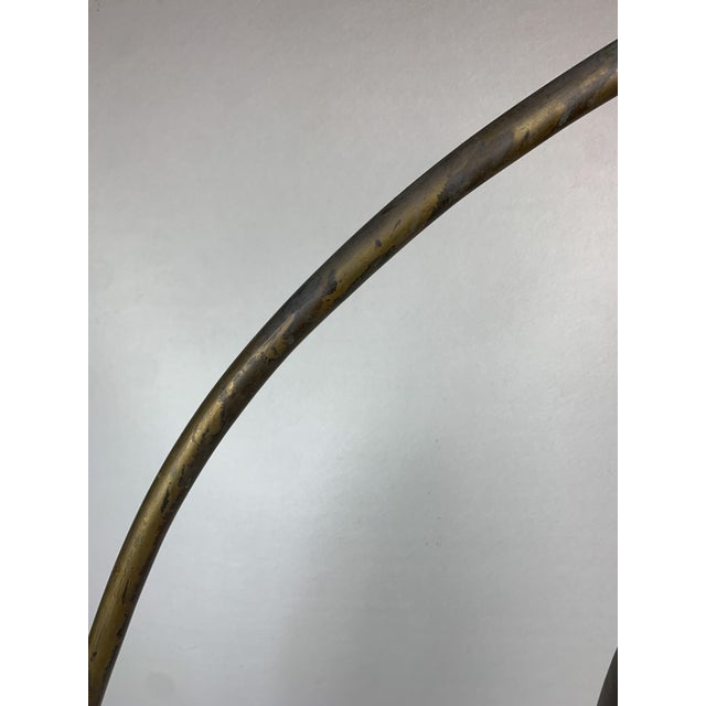 Patinated Rustic Copper and Steel Floor Lamp with Lantern, 1980s For Sale - Image 12 of 18