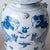 Pair of Chinese Blue and White Glazed Dragon Jars With Foo Dog Lid Finials For Sale - Image 4 of 8