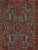 Antique Persian Serapi Carpet Handmade Wool Oriental Rug Rust, Ivory, Light Blue For Sale - Image 4 of 18