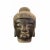 2020s Chinese Oriental Black Gray Stone Carved Buddha Head Figure For Sale - Image 5 of 5