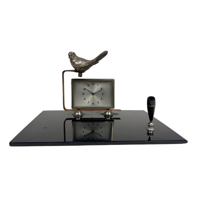 Pen Holder with Clock, 1920s For Sale
