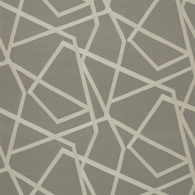 Harlequin Sumi Fabric in Linen/Stone For Sale