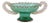 Venetian Style Murano Glass Tazza with Gold Inclusions, Italy, 1950s For Sale
