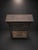 Antique Oak Hall Side Table with Trapezoid Top and Turned Legs, 1900 For Sale - Image 4 of 8