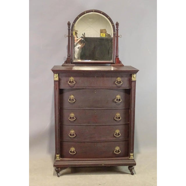 Early 20th Century Egyptian Revival Chest of Drawers For Sale - Image 12 of 12