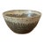 Vintage Hand Thrown California Studio Pottery Bowl in Taupe Speckled Glaze For Sale