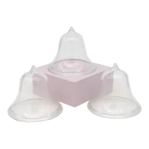 Set of 3 Glass Garden Cloches, English Mid 20th C.