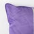 Purple Embroidered Decorative Pillow With Infinity Motif For Sale - Image 4 of 10