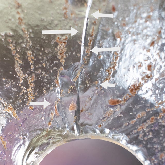 Mid 20th Century Mid‑Century Murano Glass Pendant With Copper Aventurina and Millefiori in the Manner of Barovier For Sale - Image 5 of 18