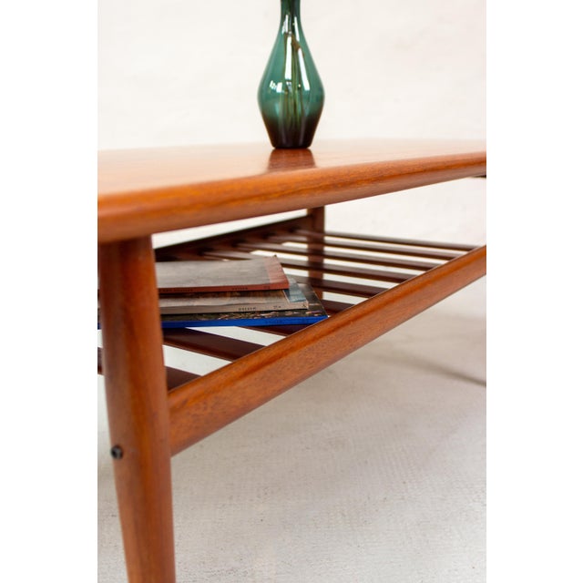 Mid-Century Danish Coffee Table in Teak by Grete Jalk for Glostrup, 1960s For Sale - Image 14 of 16
