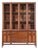 Broyhill Brasilia Mid Century Walnut and Brass Credenza and Hutch For Sale