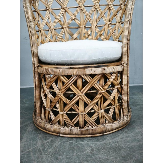 Italian Bamboo and Rattan Lounge Chairs, 1960s, Set of 2 For Sale - Image 15 of 18