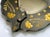 Pair of Mid-Century Italian Venetian Black Glass and Gilt Floral Mirrors, 1960s For Sale - Image 10 of 18