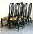 Mid 20th Century Vintage Italian Lacquered Tiger Dining Chairs - Set of 6 For Sale - Image 5 of 12