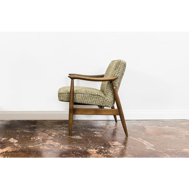 1960s Mid-Century Modern GFM 87 Armchair by Juliusz Kędziorek for GFM, Poland, 1960s For Sale - Image 5 of 16