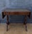 Spanish Regency Revival Drop-Leaf Writing Table with Leather Top, 1940s For Sale - Image 4 of 18