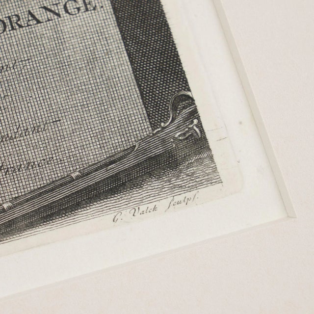 18th Century William I, Prince of Orange by Gerard Valck After Adriaen Van Der Werff, 1680-1720 For Sale - Image 5 of 11