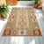 Hand Woven Super Fine Turkish Oushak Kilim Ultra Quality Flat Weave Wool Rug - 3′9″ × 5′4″ For Sale - Image 4 of 16