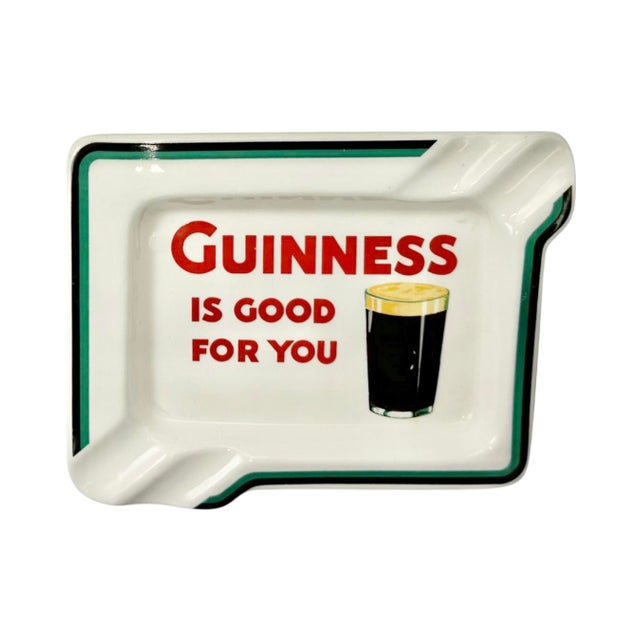 Mid 20th Century Vintage Guinness Is Good for You Ashtray For Sale - Image 5 of 9