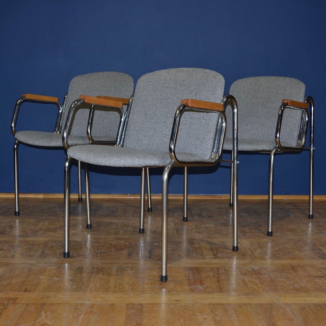 1960s Vintage Hungarian Dodó Chair, 1960s, Set of 3 For Sale - Image 5 of 6