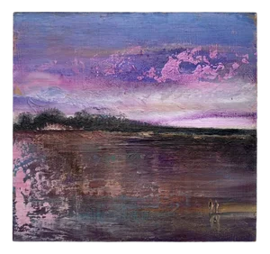 Barbara Hubert, Landscape IV, 2024, Oil on Board