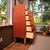 Danish Highboy Dresser with Half-Moon Handle, 1960s For Sale - Image 9 of 10