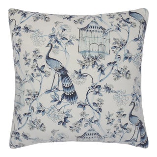 Shabby Chic Printed Velvet Handmade Pillow For Sale