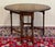 Antique English Table Drop Leaf Gateleg Barley Twist Oak Oval C. 1920-30s For Sale - Image 12 of 17