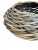 Rustic Large Handwoven Rattan Reed Basket Bi Cone For Sale - Image 3 of 12
