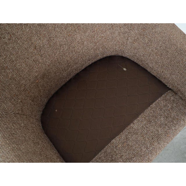 Danish Brown Armchair, 1970s For Sale - Image 11 of 16