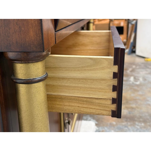 Bassett American Empire Style Buffet, Vintage For Sale - Image 11 of 12