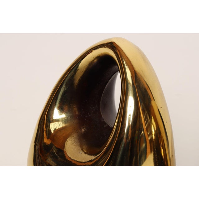 Vintage Brass Finish "Orb" Bookends by Ben Seibel for Jenfred Ware For Sale - Image 16 of 18