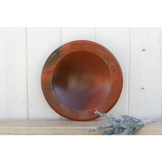 Vintage French Terracotta Platter For Sale - Image 4 of 10